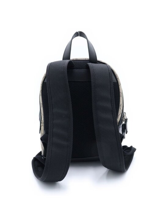 Gucci GG Supreme Backpack Beige Black Leather main image 6